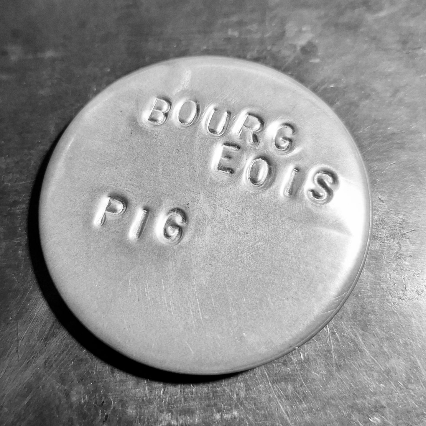 Fine silver badge: Bourgeois Pig