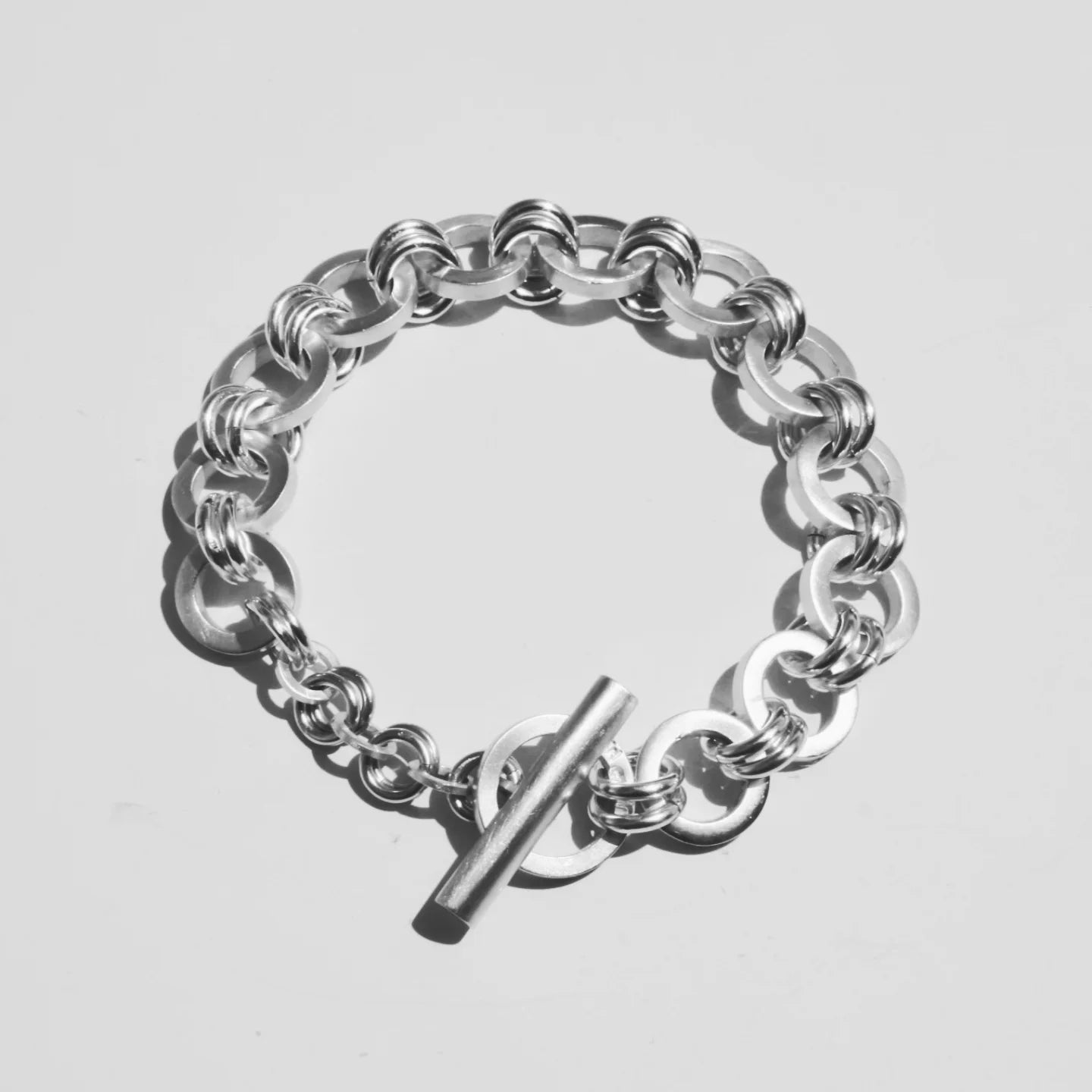 bracelet chunky silver