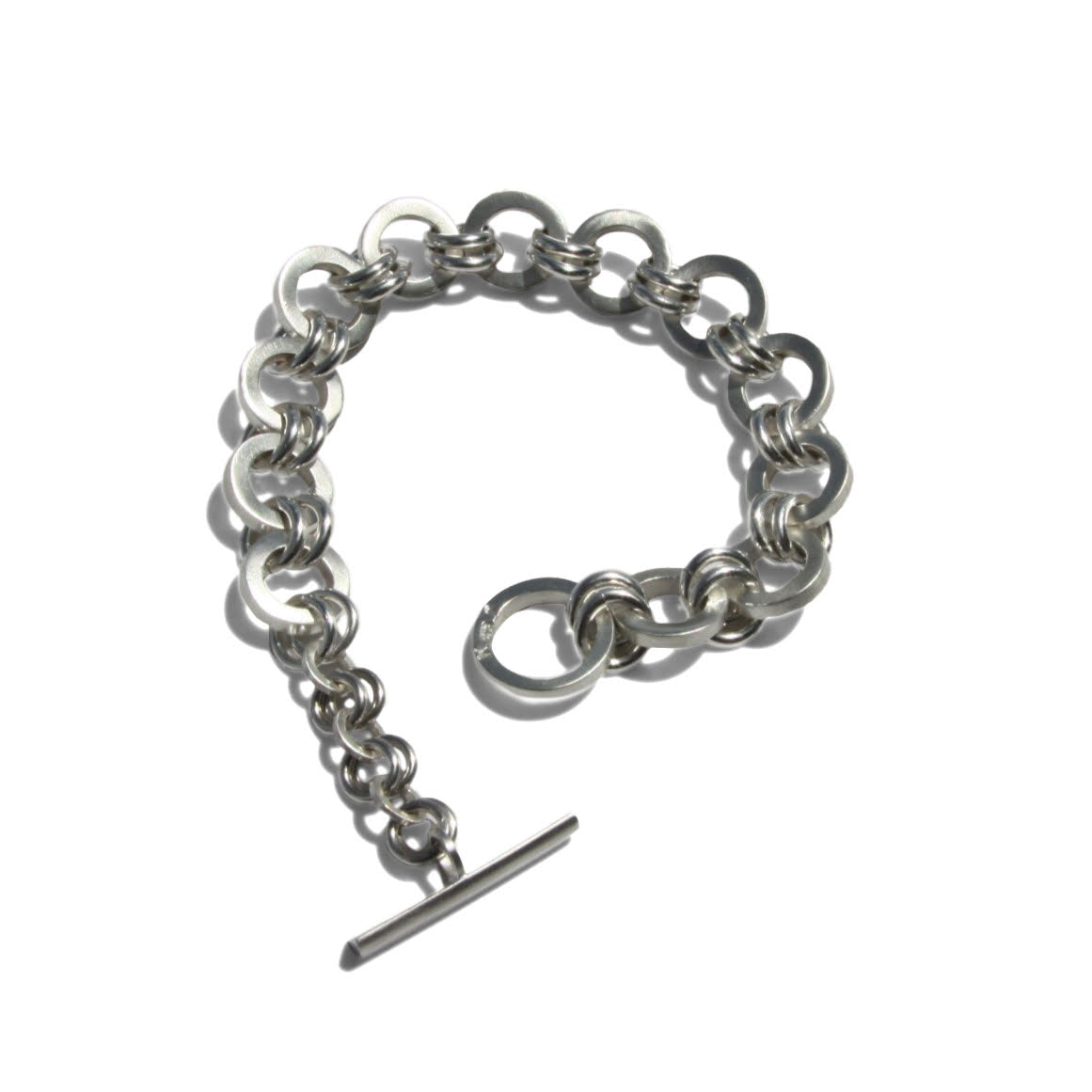bracelet chunky silver