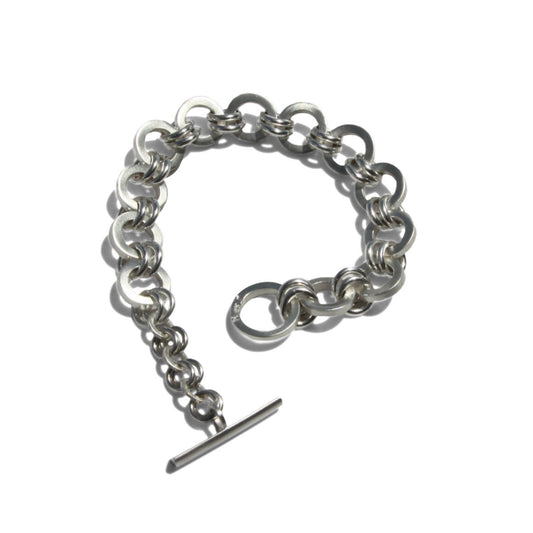 bracelet chunky silver